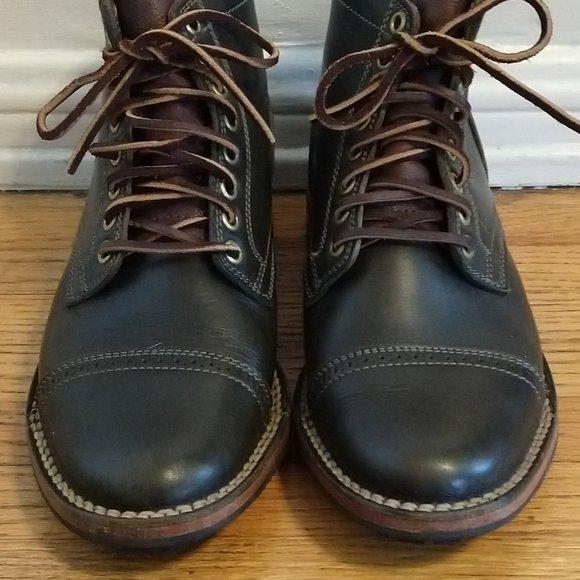 n.d.c. "Duffy L" Handmade Leather Pull Up Boots - Size 38 (US 8) - Picture 3 of 13